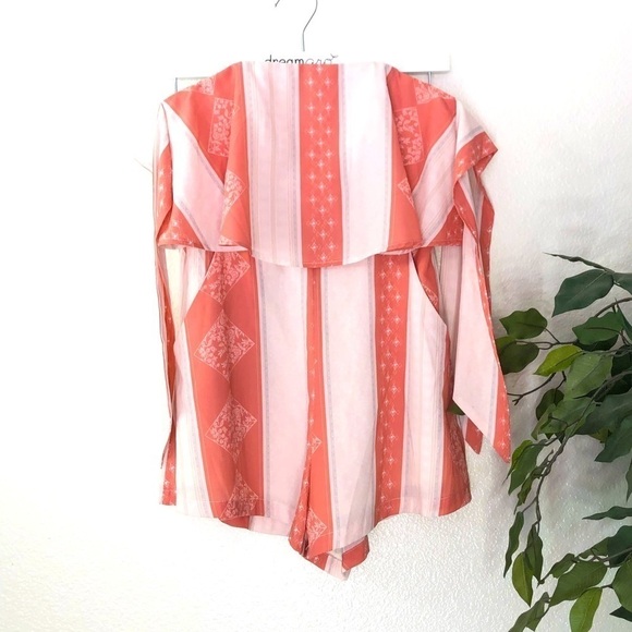 Angel Biba Tie Sleeve Romper - Picture 1 of 8